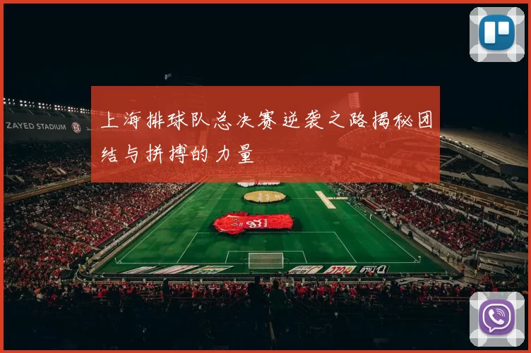 上海排球队总决赛逆袭之路揭秘团结与拼搏的力量